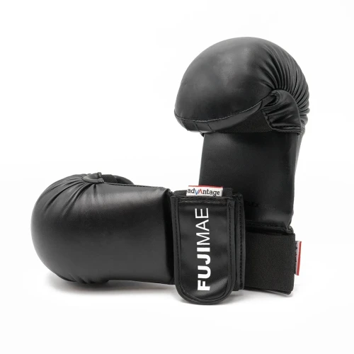 Rękawice do karate czarne FUJIMAE