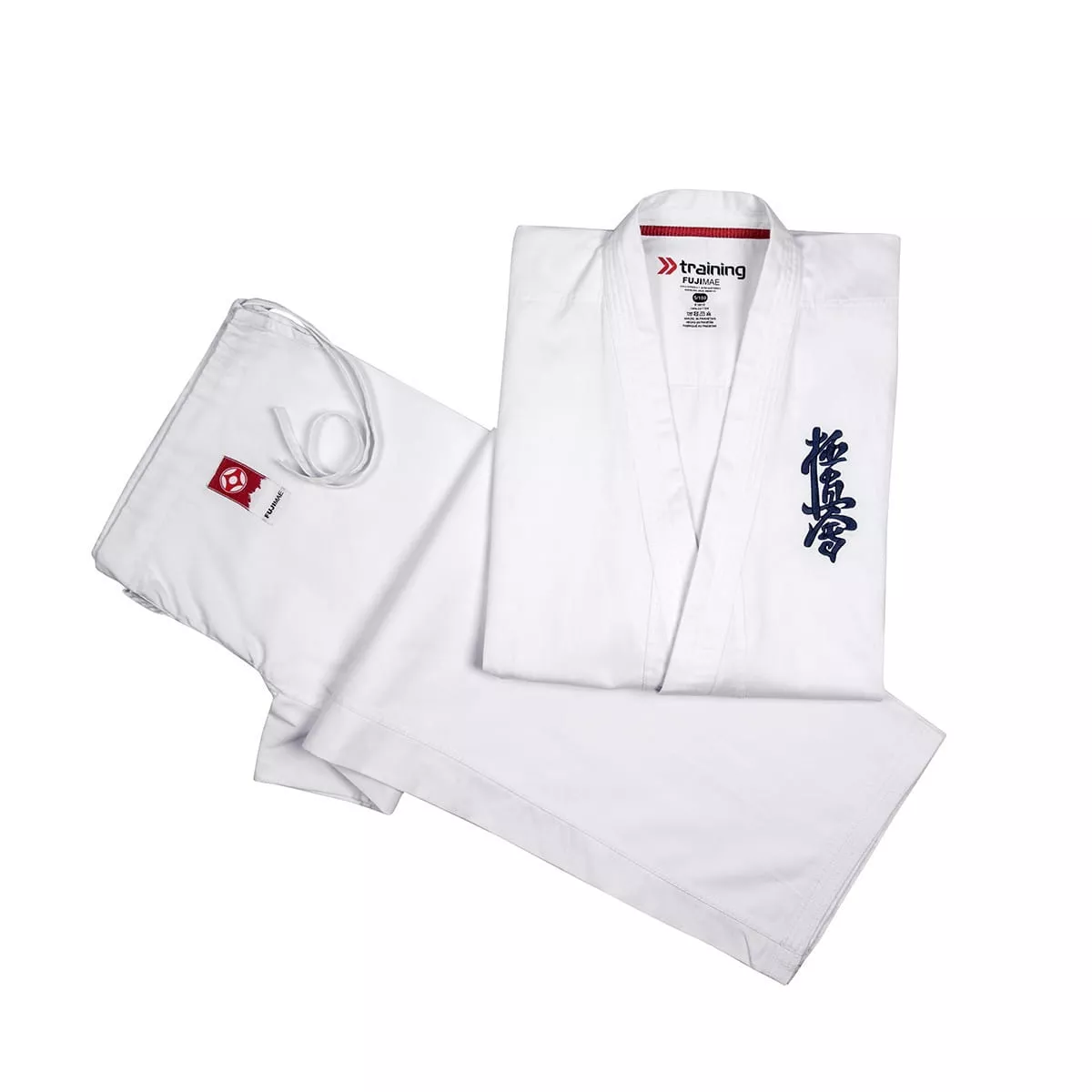 Specyfikacja karategi Kyokushin FUJIMAE Materiał: 100% bawełna. Gramatura: 9 oz,